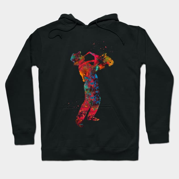 Saxophonist Hoodie by erzebeth